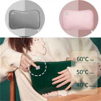 Χειμερινός θερμαντήρας χεριών Ηλεκτρικό θερμαντικό μαξιλάρι USB Φορητό μαξιλάρι θερμότητας γραφενίου για κορίτσι ζεστό μαξιλάρι Handwarmer Therapy Pain Relief 2022
