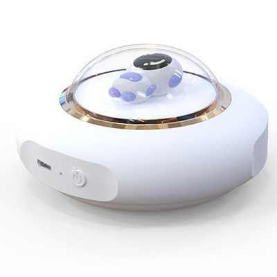 Astronaut LED Flying Diucer Hand Warmer Night Light 4000mAh 5-6 ωρών Χαριτωμένο θερμαντήρα χεριών Επαναφορτιζόμενα Χειμερινά ζεστά προϊόντα