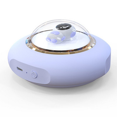 Astronaut LED Flying Diucer Hand Warmer Night Light 4000mAh 5-6 ωρών Χαριτωμένο θερμαντήρα χεριών Επαναφορτιζόμενα Χειμερινά ζεστά προϊόντα