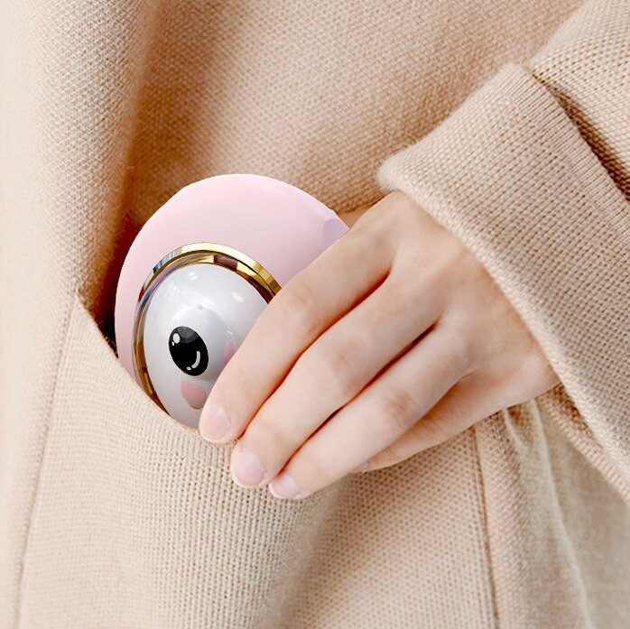 Astronaut LED Flying Diucer Hand Warmer Night Light 4000mAh 5-6 ωρών Χαριτωμένο θερμαντήρα χεριών Επαναφορτιζόμενα Χειμερινά ζεστά προϊόντα