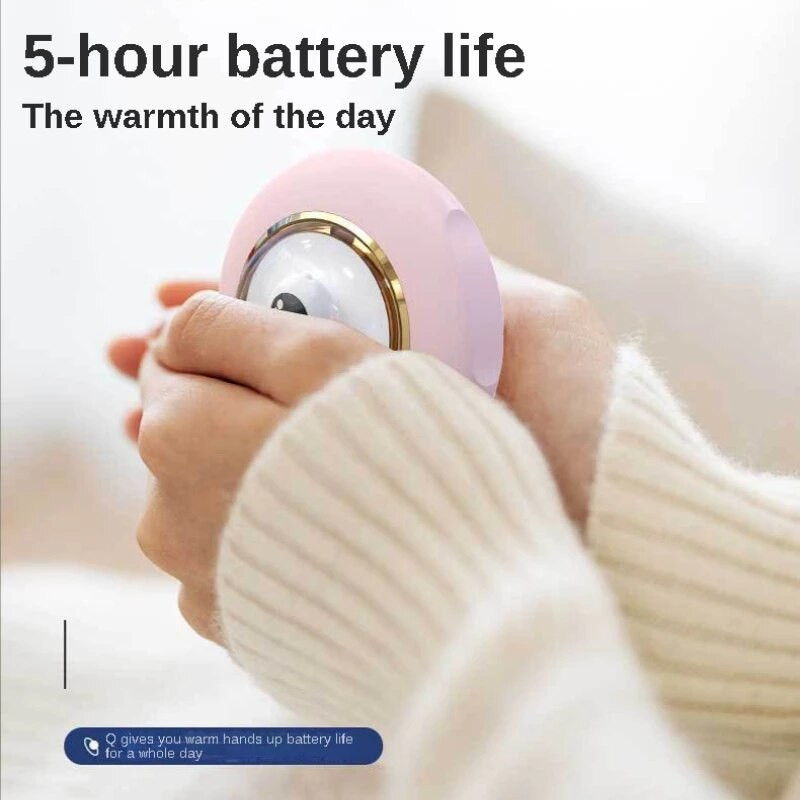 Astronaut LED Flying Diucer Hand Warmer Night Light 4000mAh 5-6 ωρών Χαριτωμένο θερμαντήρα χεριών Επαναφορτιζόμενα Χειμερινά ζεστά προϊόντα