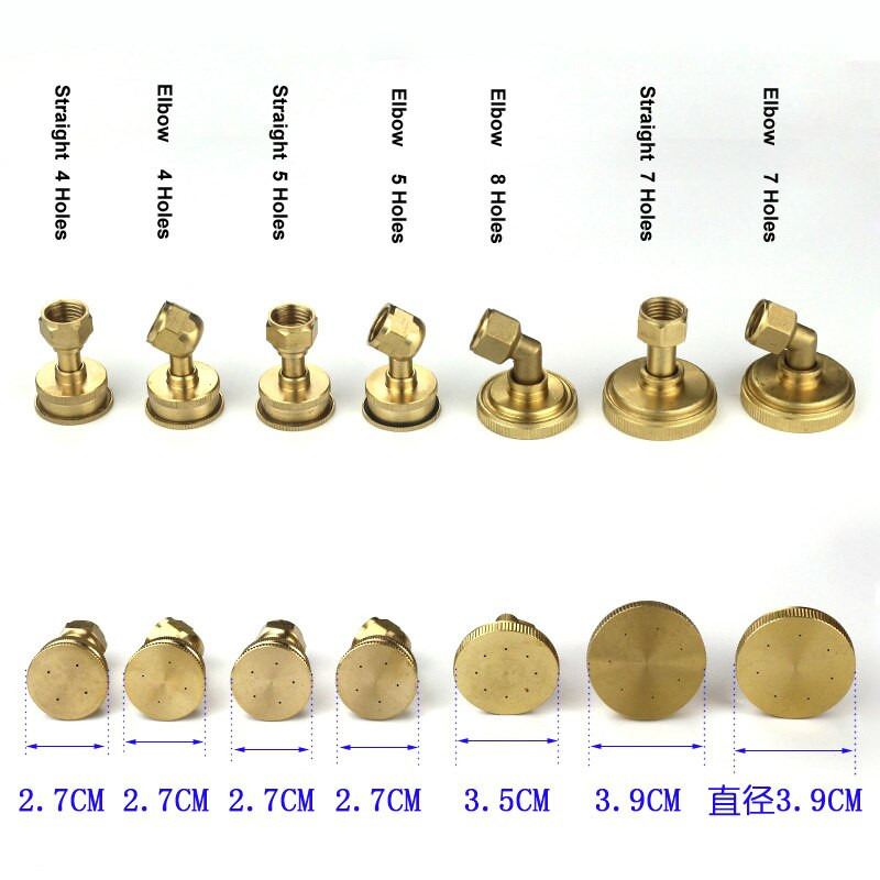 NuoNuoWell M14*1.5 Месингова дюза за пръскачка Консумативи за бойна машина за растителна защита Аксесоари за селскостопански инструменти за напояване
