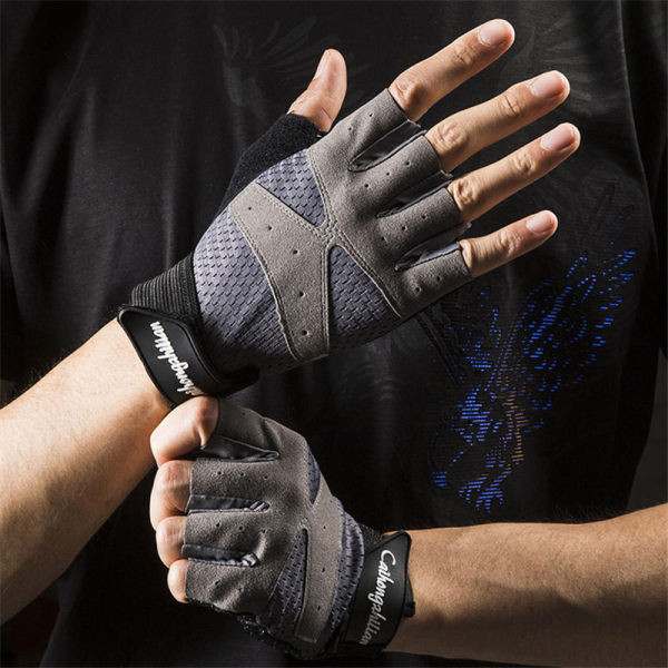 Текстилни мъжки ръкавици с надпис