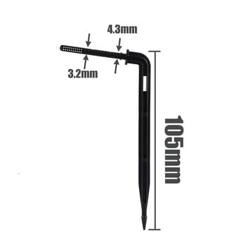 Arrow Dripper Σύστημα άρδευσης σταγόνων θερμοκηπίου Φυτά σε γλάστρες Πότισμα Κήπου Μικροάρδευση για λάστιχο 3/5 mm 50 τμχ