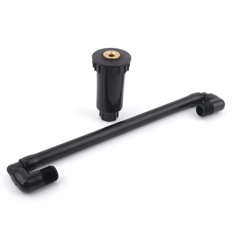 1 бр. 1/2" 90-360 градуса регулируема изскачаща спринклерна люлка, оранжерия, градина, напояване на трева, цветя, медна дюза за пръскане