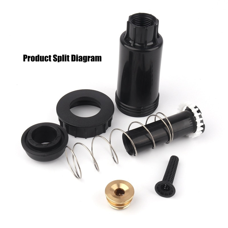 1 бр. 1/2" 90-360 градуса регулируема изскачаща спринклерна люлка, оранжерия, градина, напояване на трева, цветя, медна дюза за пръскане