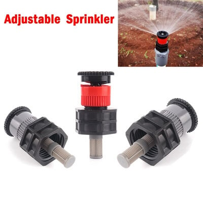 5 ΤΕΜ 1/2" Ρυθμιζόμενη γωνία Garden Lawn Agriculture Micro Spray Irrigation Sprinkler Αυτόματο ακροφύσιο ψύξης ποτίσματος