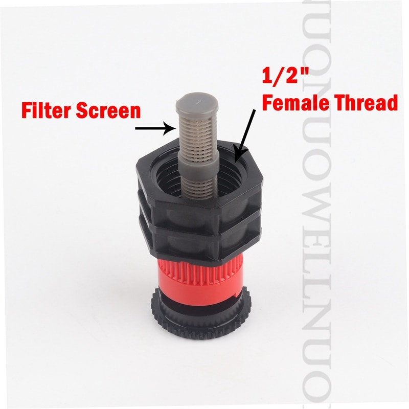 5PCS 1/2" регулируем ъгъл на градинска тревна площ Земеделие Микро спрей Напояване Спринклер Автоматично поливане Охлаждаща дюза