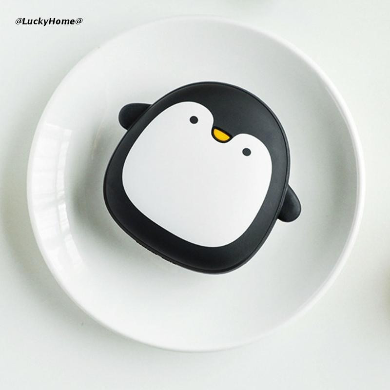 Сладък анимационен пингвин Полярна мечка Електрически нагреватели за ръце USB акумулаторна двустранна нагревателна джобна захранваща банка нагревател