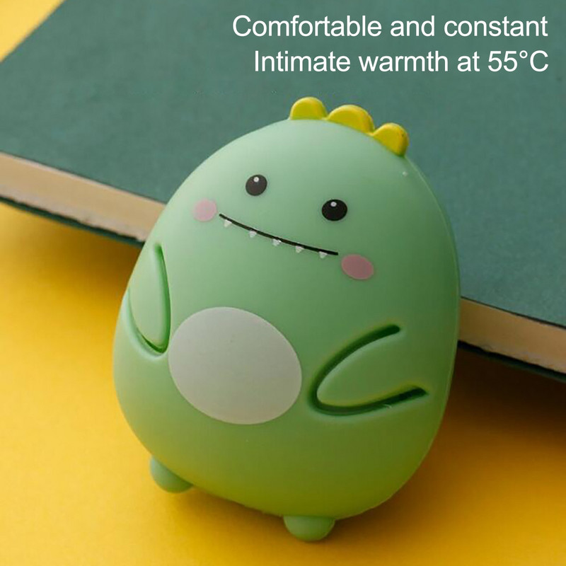 Сладък динозавър Нагревател за ръце Зимен нагревател Преносим мини нагревател за ръце Самонагряваща се сърцевина Нагревател за ръце Удобен затоплящ топъл бебешки нагревател