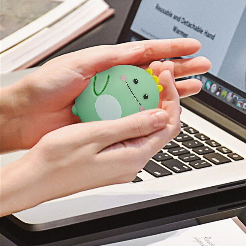 Сладък динозавър Нагревател за ръце Зимен нагревател Преносим мини нагревател за ръце Самонагряваща се сърцевина Нагревател за ръце Удобен затоплящ топъл бебешки нагревател