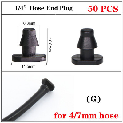Dārza apūdeņošanas pilinātāja savienotājs 4/7 mm 3/5 mm šļūtenes savienotāji Divkāršās stieņa elkoņa savienojums 6,0 mm 7,5 mm smidzinātāja adapteris
