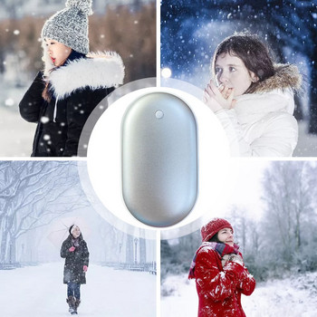 Χειμερινός μίνι θερμαντήρας χεριών Θέρμανση φορητής τροφοδοσίας USB Επαναφορτιζόμενος φορητός θερμαντήρας θερμαντήρας τσέπης Cartoon Ηλεκτρικός θερμαντήρας