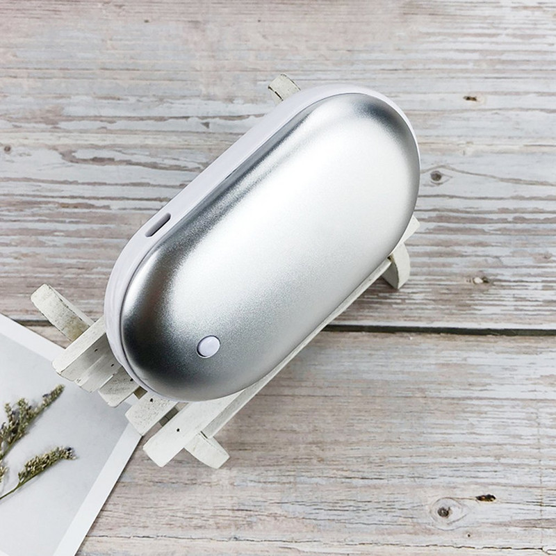 Зимен мини нагревател за ръце Нагревателна подложка Mobile Power USB Акумулаторен ръчен нагревател Нагревател Джобен анимационен електрически нагревател