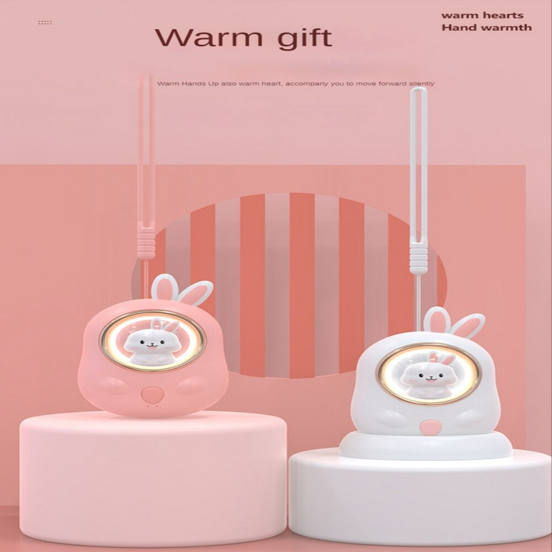 Анимационен нагревател за ръце USB зареждане Нощна лампа Power Bank Настолен орнамент Сладък домашен любимец Нагревател за ръце Акумулаторна 2022 г. Нов мини нагревател