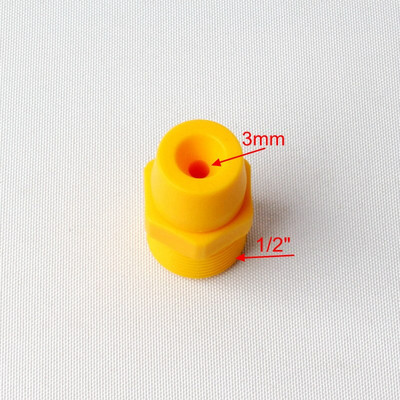 5 τμχ 1/8"1/4"3/8"1/2"3/4" Πλαστικό συμπαγές ακροφύσιο ψεκασμού πλήρους κώνου Βιομηχανικό καθαριστικό αφαίρεση σκόνης Υγρά φινίρισμα μετάλλων