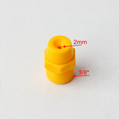 5 τμχ 1/8"1/4"3/8"1/2"3/4" Πλαστικό συμπαγές ακροφύσιο ψεκασμού πλήρους κώνου Βιομηχανικό καθαριστικό αφαίρεση σκόνης Υγρά φινίρισμα μετάλλων