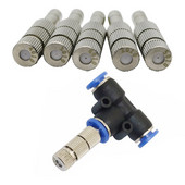 0,2–0,6 mm miglojošs izsmidzināms dezinfekcijas līdzeklis, izsmidzināms smidzinātājs, iespiežams zemspiediena izsmidzināšanas uzgalis ar filtru 3 gab.