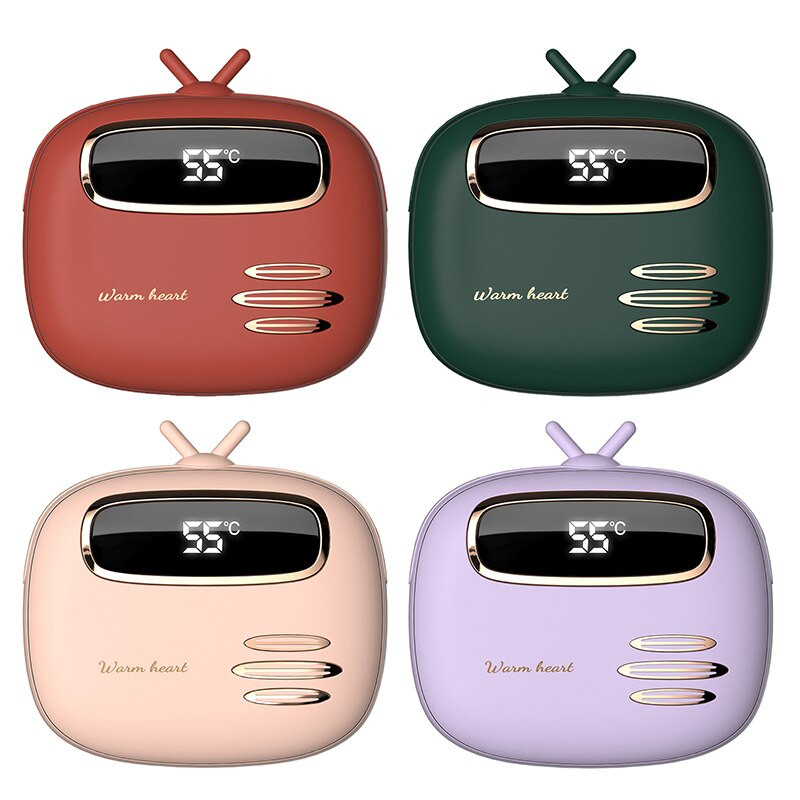 Акумулаторна USB нагревател за ръце Преносим мини нагревател за ръце Power Bank 4000 mah Капацитет Нагревател Две в едно Подарък за студена зима