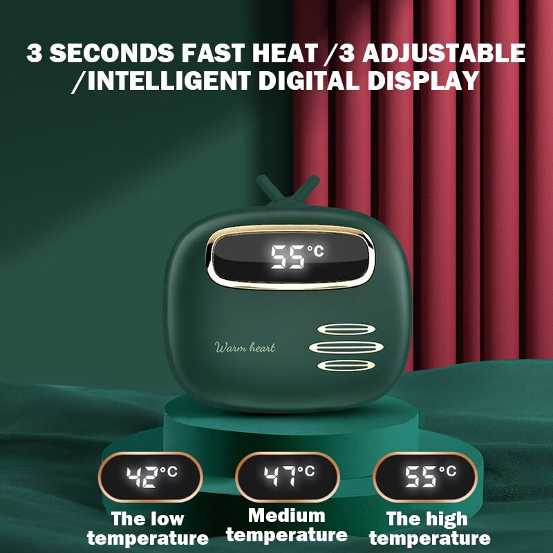 Акумулаторна USB нагревател за ръце Преносим мини нагревател за ръце Power Bank 4000 mah Капацитет Нагревател Две в едно Подарък за студена зима