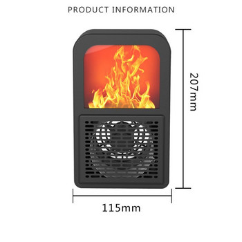 400w Mini Electric Heater Quick Heating Home Electric Heater 220-240 V Hot Fan Heater Φορητή επιφάνεια εργασίας Winter Warm Air Blowe Αγγλικά