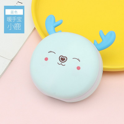 Mini roku sildītājs karikatūra ziemas sildītājs Ātri sildošs USB uzlādējams pārnēsājams 1200Mah mazs mini roku sildītājs skaistumkopšanas spogulis