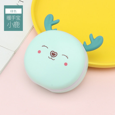 Mini roku sildītājs karikatūra ziemas sildītājs Ātri sildošs USB uzlādējams pārnēsājams 1200Mah mazs mini roku sildītājs skaistumkopšanas spogulis