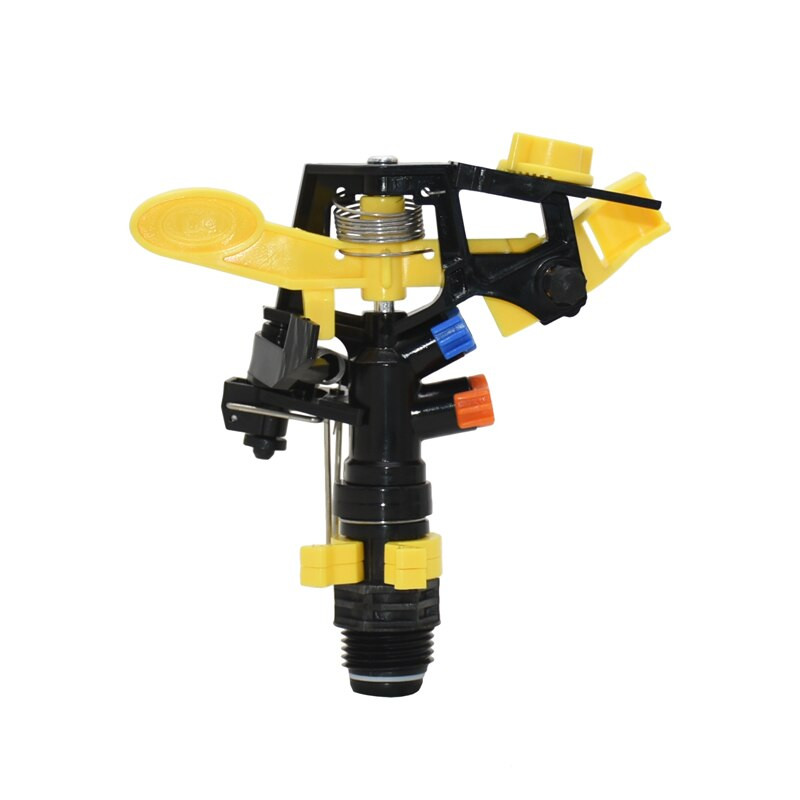 Регулируеми рокерски спринклери 360 градуса въртящи се с двоен изход спринклер за напояване на тревата с 1/2" 3/4" външна резба 1 бр.