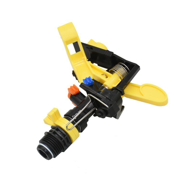 Регулируеми рокерски спринклери 360 градуса въртящи се с двоен изход спринклер за напояване на тревата с 1/2" 3/4" външна резба 1 бр.