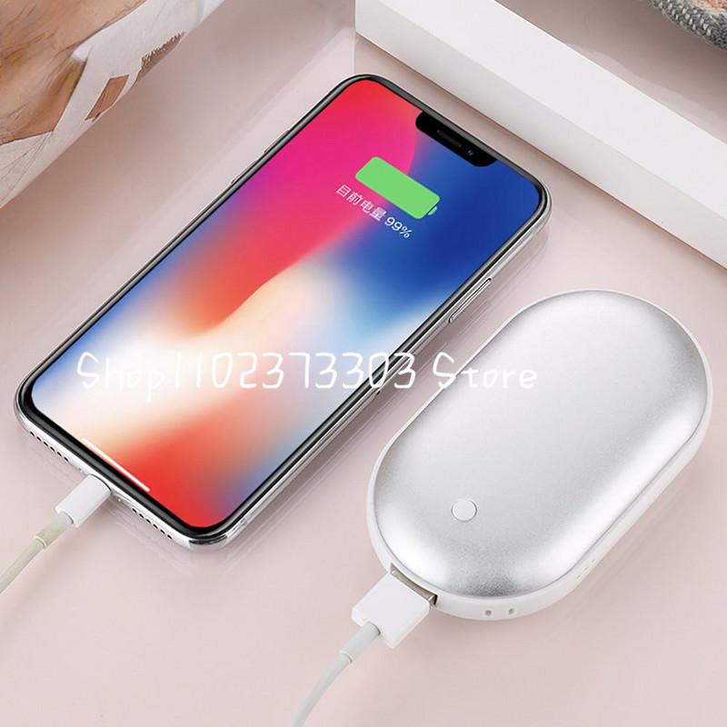 Winter Mini Hand Warmer Heat Pad USB Rechargeable Handy Warmer Heater Pocket Mini Cartoon Pocket Cartoon Electric Heater War