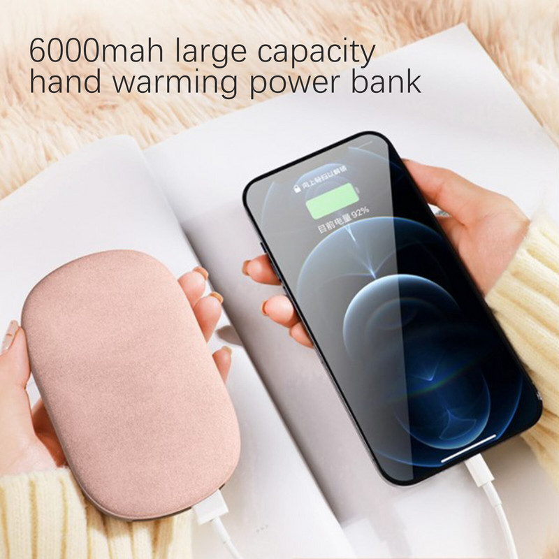 Зимен мини нагревател за ръце Нагревател за ръце USB акумулаторен ръчен нагревател за ръце Портативен нагревател за ръце Джобен електрически нагревател