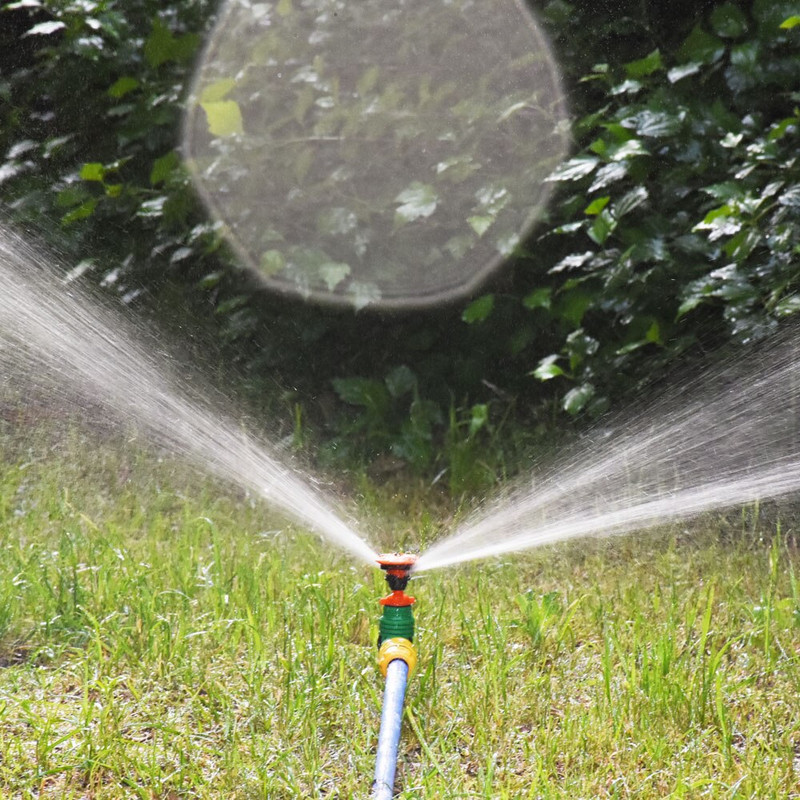 Ротационни пръскачки за напояване на градински треви 1/2` 3/4` резба 360 градуса земеделски спринклер с опорна дюза за напояване