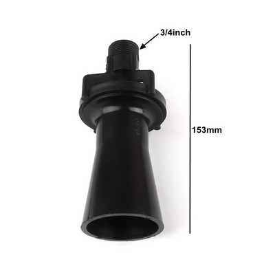 1 τμχ Ακροφύσιο ψεκασμού Venturi Shape Horn 1/4" 3/8" 1/2" 3/4" Mixed Flow Stir Beat Up Electrophoretic Pool Plastic sprinkler
