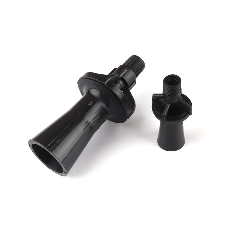 1 бр. Дюза за пръскане на Вентури във формата на рог 1/4" 3/8" 1/2" 3/4" Пластмасов спринклер за смесен поток, разбъркване, електрофоретичен басейн