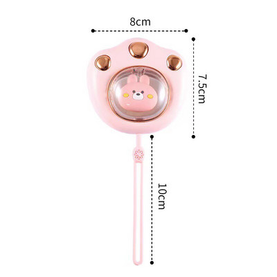 Μίνι φορητός θερμαντήρας χεριών Cat Paw Cute Winter Heater Γρήγορη θέρμανση Επαναφορτιζόμενη τσέπη USB 1200Mah Μικρός μίνι θερμαντήρας χεριών