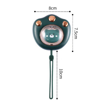 Μίνι φορητός θερμαντήρας χεριών Cat Paw Cute Winter Heater Γρήγορη θέρμανση Επαναφορτιζόμενη τσέπη USB 1200Mah Μικρός μίνι θερμαντήρας χεριών
