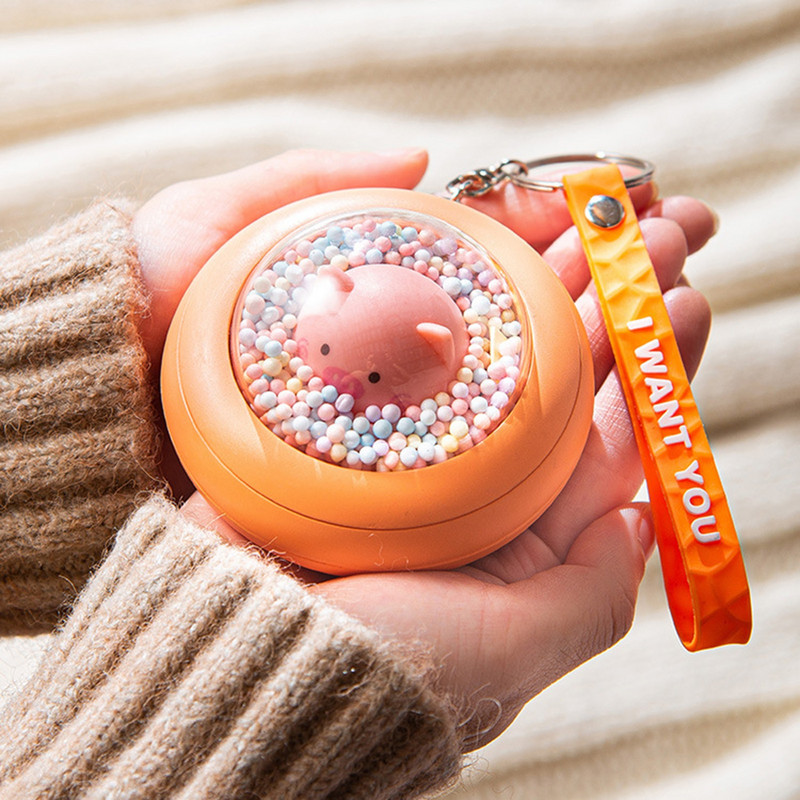 Мини преносим нагревател за ръце Сладък зимен нагревател Бързо нагряване 1500mAh/1800mah USB акумулаторен джобен електрически нагревател за ръце