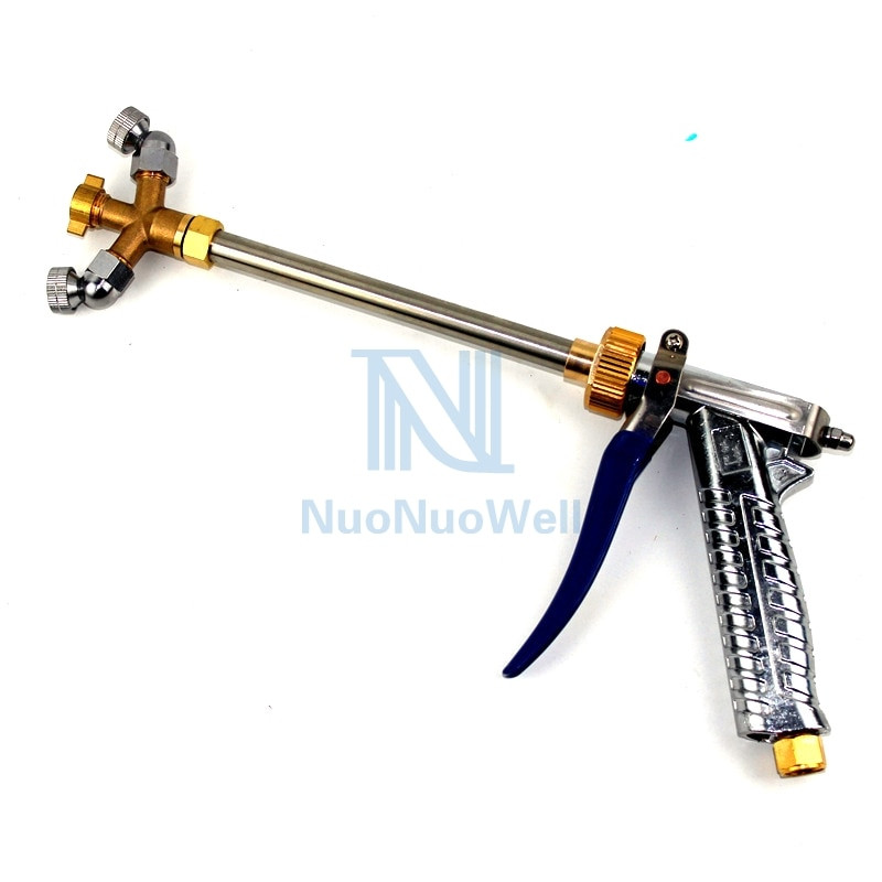 NuoNuoWell 3 глави Селскостопански пистолет за пръскане под високо налягане Ултра фина мъгла Плодово дърво PLD-3 Разпръскваща дюза Пръскачка за пестициди