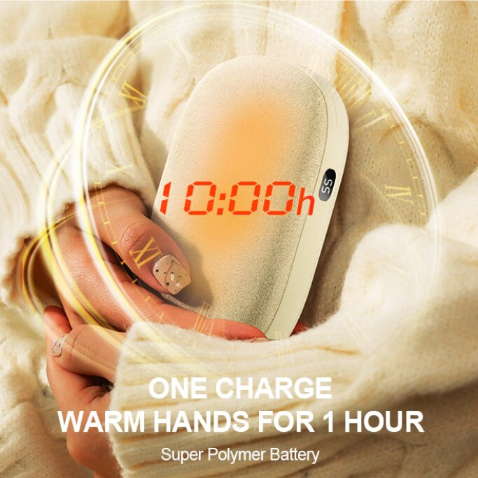 Нагреватели за ръце Акумулаторна USB за многократна употреба 10000mAh Powerbank Преносим нагревател Батерия Горещ джобен нагревател Електрически нагреватели за ръце Подаръци
