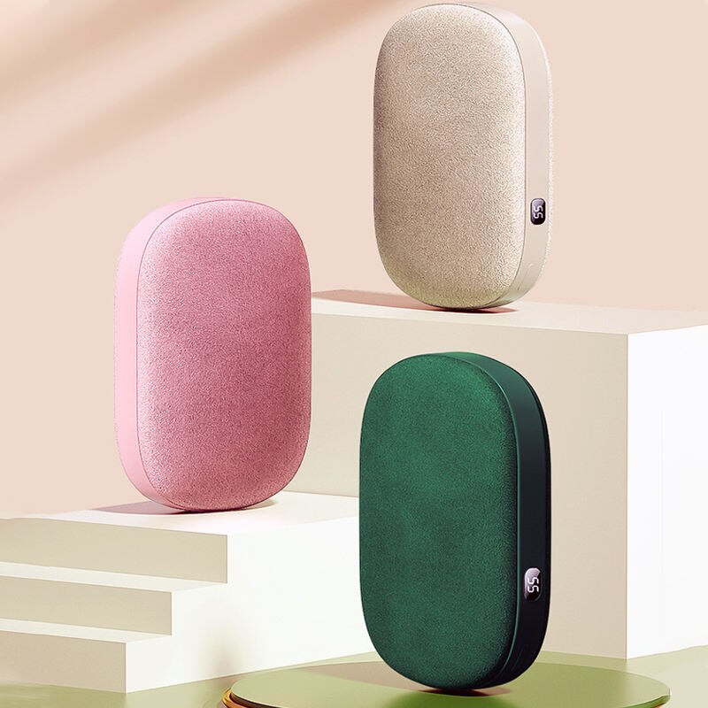 Нагреватели за ръце Акумулаторна USB за многократна употреба 10000mAh Powerbank Преносим нагревател Батерия Горещ джобен нагревател Електрически нагреватели за ръце Подаръци