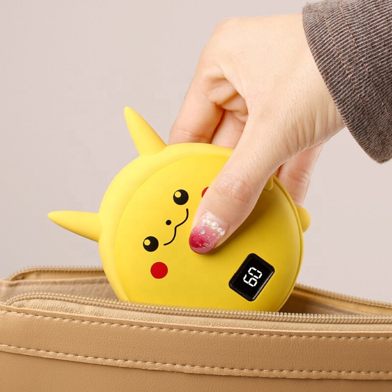 10000mAh преносим сладък анимационен USB електрически нагревател за ръце Power Bank Акумулаторно електрическо затоплящо съкровище, бързо загряващо