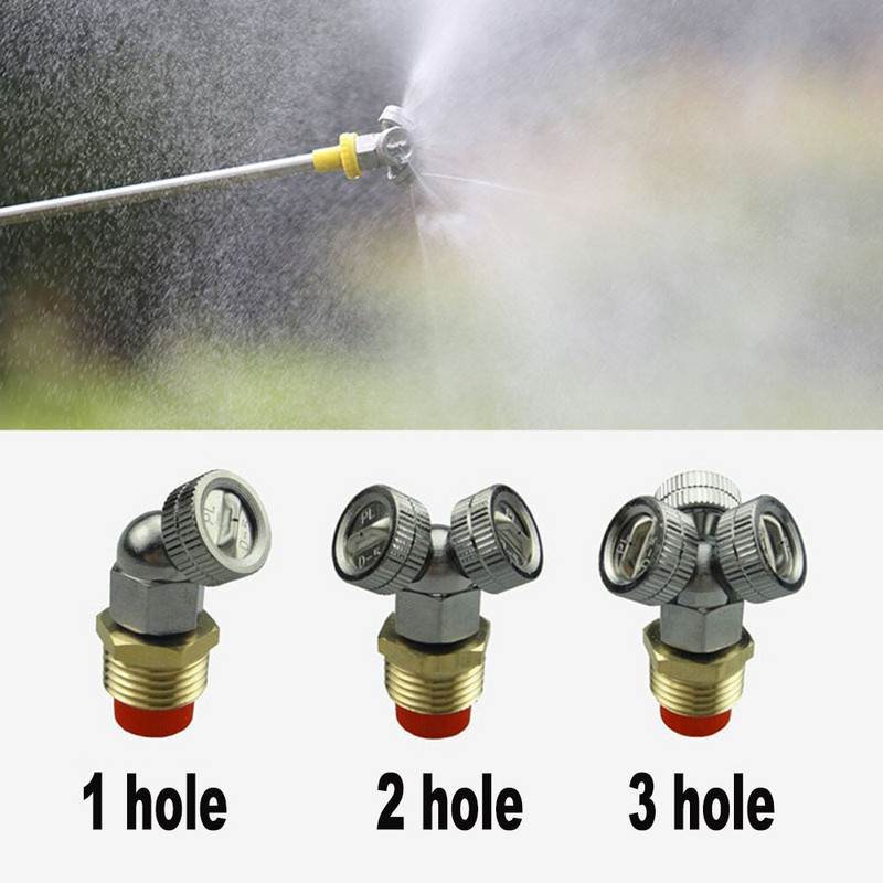 1/2" дюза за замъгляване, месингов пулверизатор, конектор за маркуч за пулверизатор, воден спринклер, регулируем за напояване на градинска трева