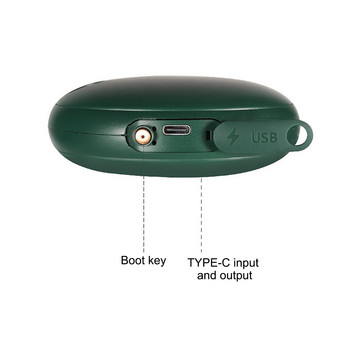 Мини нагревател за ръце Зимен преносим USB акумулаторен джобен нагревател за ръце Мобилна мощност Двустранно бързо загряване