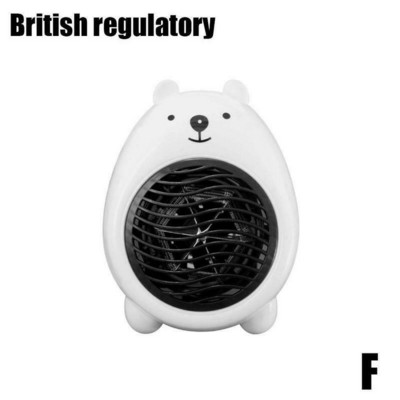 Φορητό Mini Fan Office Home Desktop Winter Space Electric Heater Cartoon UK