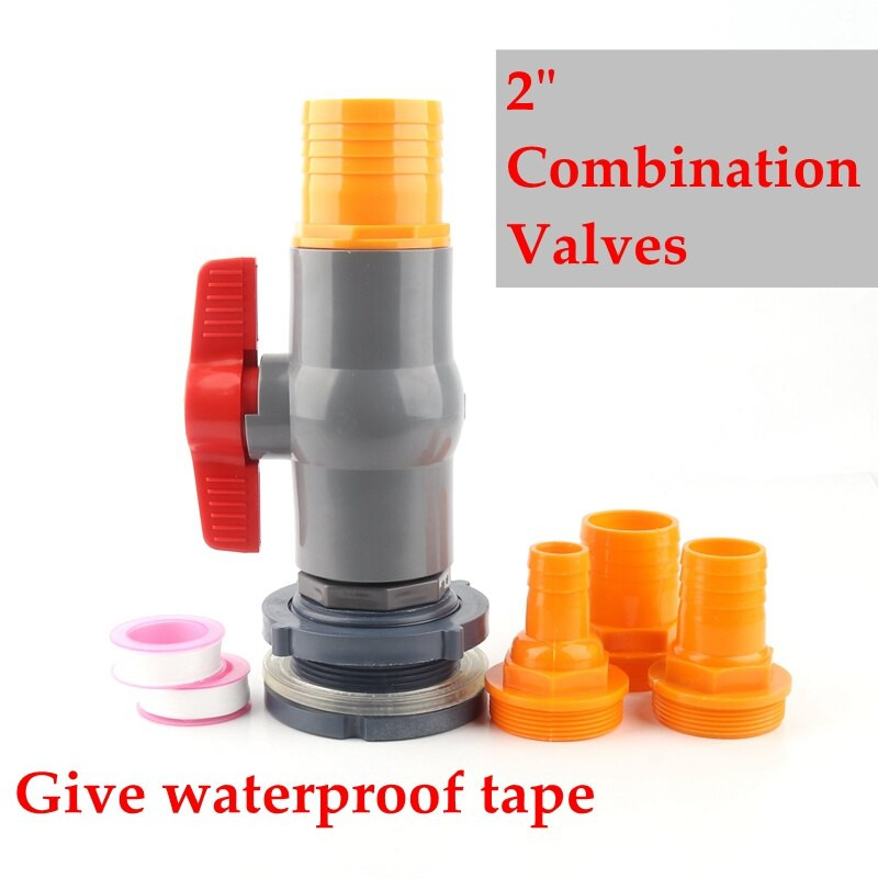 1 комплект Аксесоари за дренаж на маркуча Аквариум Пагода Конектор Комбиниран клапан Аквариум Дренаж Аквариум