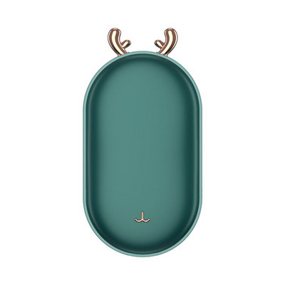 Επαναφορτιζόμενη Usb Hand Warmer Portable Mini Hand Warmer Power Bank 6000mah Χωρητικότητα δύο σε ένα θερμαντήρας Κρύο χειμωνιάτικο δώρο