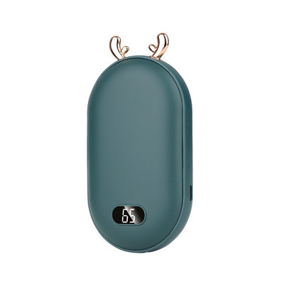 Επαναφορτιζόμενη Usb Hand Warmer Portable Mini Hand Warmer Power Bank 6000mah Χωρητικότητα δύο σε ένα θερμαντήρας Κρύο χειμωνιάτικο δώρο