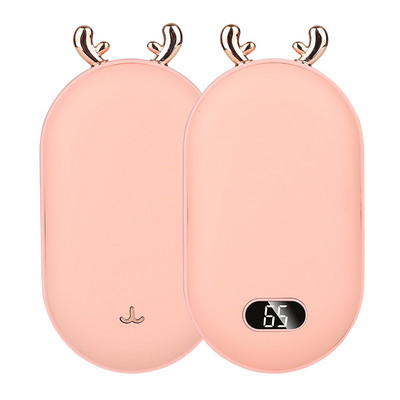 Επαναφορτιζόμενη Usb Hand Warmer Portable Mini Hand Warmer Power Bank 6000mah Χωρητικότητα δύο σε ένα θερμαντήρας Κρύο χειμωνιάτικο δώρο