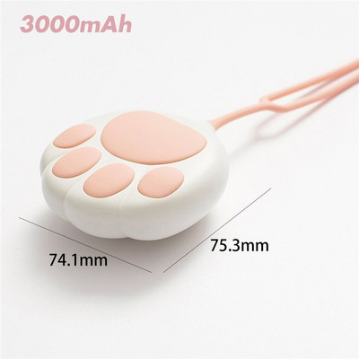 Mini Cat Paw Cute Hand Warmer Winter Heater Handwarmer USB Mobile Power Charging Portable Handy Warming Calentador for Girls