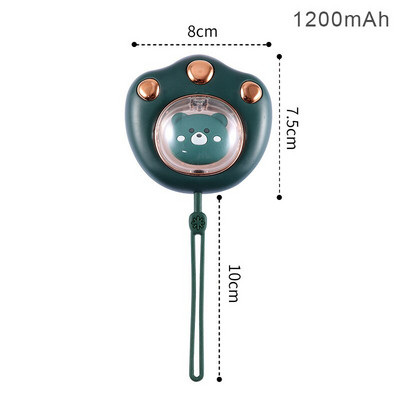 Επαναφορτιζόμενη θερμάστρα χεριών Cartoon Cat Paw Hands Heater Μίνι φορητή φόρτιση Usb Θερμαντήρες χεριών Kawaii